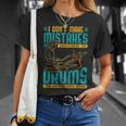 Drummer Drummer Drum Kit T-Shirt Gifts for Her Drummer Drummer Drum Kit T-Shirt Gifts for Her
