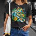 Green Sea Turtle Surfs Past a Canoe Paddle Sleeveless T-Shirt Gifts for Her Green Sea Turtle Surfs Past a Canoe Paddle Sleeveless T-Shirt Gifts for Her