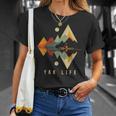 Kayak Vintage Retro Mountains Canoe Kayak Kayak Kayak T-Shirt Gifts for Her