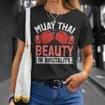 Muay Thai Beauty In Brutality Muay Thai T-Shirt Gifts for Her Muay Thai Beauty In Brutality Muay Thai T-Shirt Gifts for Her
