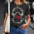 Muay Thai Is In My Blood Traditional Fighters Thai Boxing T-Shirt Gifts for Her