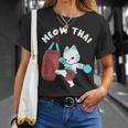 Muay Thai Cat Meow Thai Punch Bag Martial Arts T-Shirt Gifts for Her