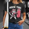 Muay Thai Cat Meow Thai Women Neko Costume Muay Thai T-Shirt Gifts for Her
