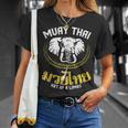 Muay Thai Elephant Martial Arts Thai Boxing Coach Lover T-Shirt Gifts for Her