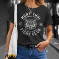 Muay Thai Fight Club Tiger Kick Boxing Shirt T-Shirt Gifts for Her