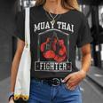 Muay Thai Fighter Hobby Boxing Martial Arts T-Shirt Gifts for Her