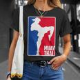 Muay Thai Fighter Retro Kickboxing Training MMA T-Shirt Gifts for Her Muay Thai Fighter Retro Kickboxing Training MMA T-Shirt Gifts for Her