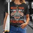 Muay Thai Fighting MMA Thai Boxing Mixed Martial Arts T-Shirt Gifts for Her
