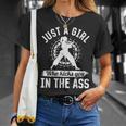 Muay Thai Girls Just a Girl Who Kicks You In The Ass T-Shirt Gifts for Her