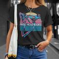 Muay Thai Kickboxing Retro Free Head Kicks T-Shirt Gifts for Her