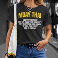 Muay Thai Martial Arts Combat Sports T-Shirt Gifts for Her
