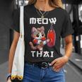 Muay Thai Meow Thai & Thai Boxing Muay Thai Cat T-Shirt Gifts for Her Muay Thai Meow Thai & Thai Boxing Muay Thai Cat T-Shirt Gifts for Her