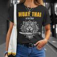 Muay Thai Sak Yant MMA Tattoo Tiger Lion Knife Martial Art T-Shirt Gifts for Her Muay Thai Sak Yant MMA Tattoo Tiger Lion Knife Martial Art T-Shirt Gifts for Her