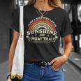 Muay Thai Shirt A Girl Who Loves Sunshine And Muay Thai T-Shirt Gifts for Her