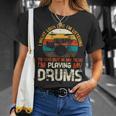 Musician Drummer Music Lover Drum Kit T-Shirt Gifts for Her Musician Drummer Music Lover Drum Kit T-Shirt Gifts for Her