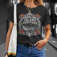 Paddling Island Heritage Outrigger Canoe T-Shirt Gifts for Her