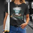 Solo Canoe Tourer Who Knows Every Rapid Campsite Portage T-Shirt Gifts for Her