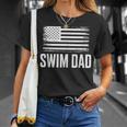 Swim Dad Art For Dad Father Men Swim Team Dad Swimming Coach T-Shirt Gifts for Her