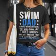 Swim Dad Definition Dad Of A Swimmer Father Swimming Dad T-Shirt Gifts for Her