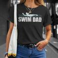 Swim Dad Support Swimming Father Sport T-Shirt Gifts for Her Swim Dad Support Swimming Father Sport T-Shirt Gifts for Her