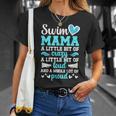 Swim Mama Proud Swimming Mom Of A Swimmer Mother Swim Mom T-Shirt Gifts for Her