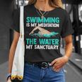 Swim Swimmers Swimming T-Shirt Gifts for Her