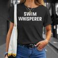 Swim Whisperer Swimming Coach Teacher Instructor T-Shirt Gifts for Her