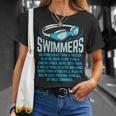 Swimmers Do More Kicks I For Swimming Lovers T-Shirt Gifts for Her