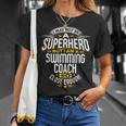 Swimming Coach TShirt Idea Superhero Swimming Shirt T-Shirt Gifts for Her Swimming Coach TShirt Idea Superhero Swimming Shirt T-Shirt Gifts for Her