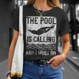 Swimming Swimmer Swim The Pool Is Calling Vintage T-Shirt Gifts for Her