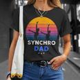 Synchronized Swimming Synchro Dad T-Shirt Gifts for Her