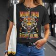 Vintage Muay Thai Twin Tiger Art Of 8 Limbs T-Shirt Gifts for Her
