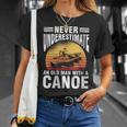 Women's Canoe Old Man T-Shirt Gifts for Her