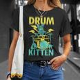 Women's Cute Drummer Cat Drum Kitten T-Shirt Gifts for Her