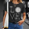 Women's Drum Kit Love Illustration For Music Enthusiasts T-Shirt Gifts for Her Women's Drum Kit Love Illustration For Music Enthusiasts T-Shirt Gifts for Her