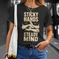 Women's Sticky Hands Steady Mind Muay Thai Boxing T-Shirt Gifts for Her