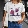 Drum Kit Electronic Drums Sweatshirt T-Shirt Gifts for Her