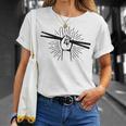 Drummer Drum Kit Rock & Roll Music Drummer T-Shirt Gifts for Her