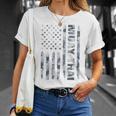 Muay Thai American Flag Camo Military Patriotic T-Shirt Gifts for Her Muay Thai American Flag Camo Military Patriotic T-Shirt Gifts for Her
