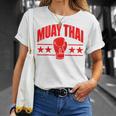 Muay Thai For Men Women Kids Mixed Martial Arts Raglan Baseball Tee T-Shirt Gifts for Her