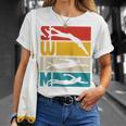 Swim Swimming Vintage Retro Swimmer Raglan Baseball Tee T-Shirt Gifts for Her Swim Swimming Vintage Retro Swimmer Raglan Baseball Tee T-Shirt Gifts for Her