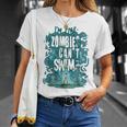 Swimming Quote Zombies Can't Swim For Swimmer T-Shirt Gifts for Her Swimming Quote Zombies Can't Swim For Swimmer T-Shirt Gifts for Her