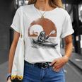 Women's Kayaking Sloth Kayak Kayaker Canoe Paddling T-Shirt Gifts for Her