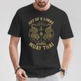 Art Of 8 Limbs MMA Tiger Muay Thai Fighter Muay Thai T-Shirt Unique Gifts