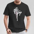 Astronaut Muay Thai Boxing Karate Kickboxing Martial Arts T-Shirt Unique Gifts