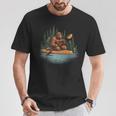 Bigfoot Kayak Paddling Lake Canoe Bigfoot Sasquatch Kayaking T-Shirt Unique Gifts Bigfoot Kayak Paddling Lake Canoe Bigfoot Sasquatch Kayaking T-Shirt Unique Gifts