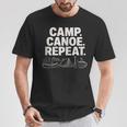 Camp Canoe Repeat Outdoor Adventure T-Shirt Unique Gifts Camp Canoe Repeat Outdoor Adventure T-Shirt Unique Gifts