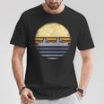 Canoe Canoeing Vintage Sunset T-Shirt Unique Gifts Canoe Canoeing Vintage Sunset T-Shirt Unique Gifts