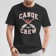 Canoe Crew Paddling Team Retro Graphic T-Shirt Unique Gifts