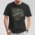 Canoe And Lake Camping Paddle Camp T-Shirt Unique Gifts